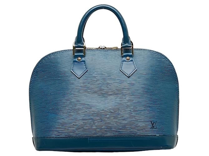 Alma Louis Vuitton Azul Couro  ref.1200252