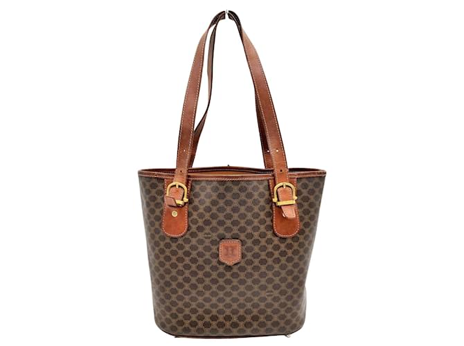 Céline Celine Macadam Brown Cloth  ref.1200313