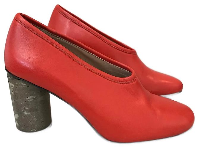 ACNE STUDIOS Saltos T.EU 37 Couro Vermelho
