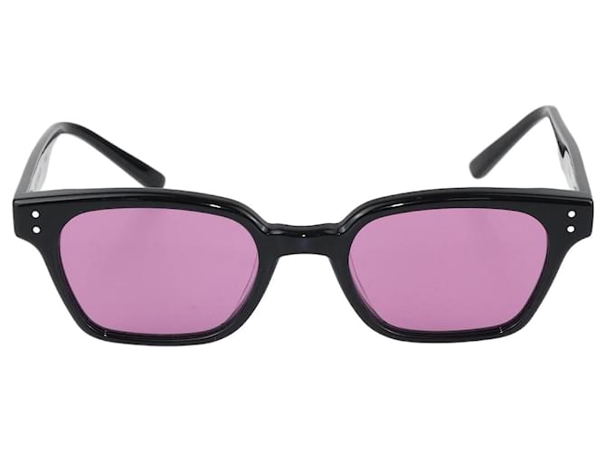 Autre Marque Schwarze Farbe/Rosa Leroy 01 Sonnenbrille mit quadratischem Rahmen Kunststoff  ref.1200434