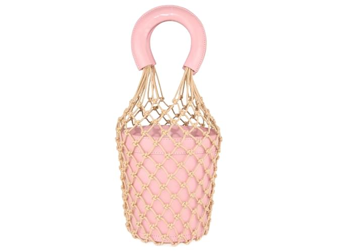 Staud Pink Mini Moreau Bucket Bag Leather  ref.1200471