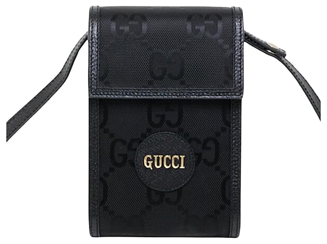 Gucci Negro Lienzo  ref.1200504