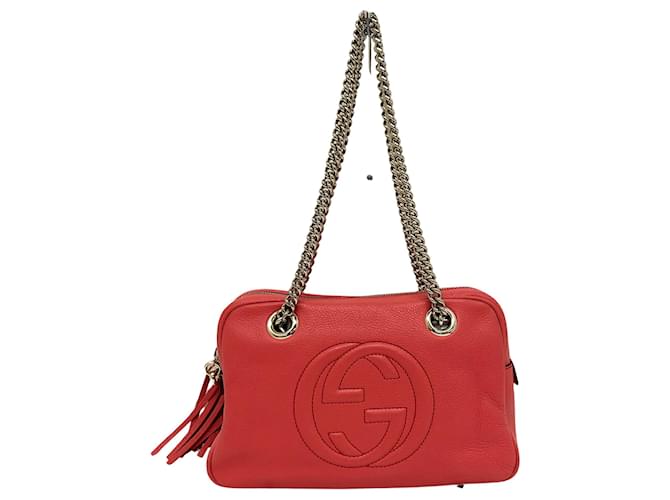 Gucci Soho Red Leather  ref.1200507