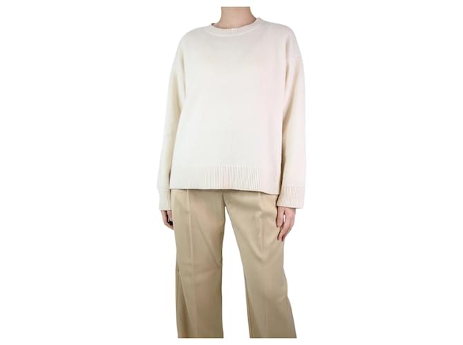Sofie d'Hoore Cream cashmere jumper - size M  ref.1200585