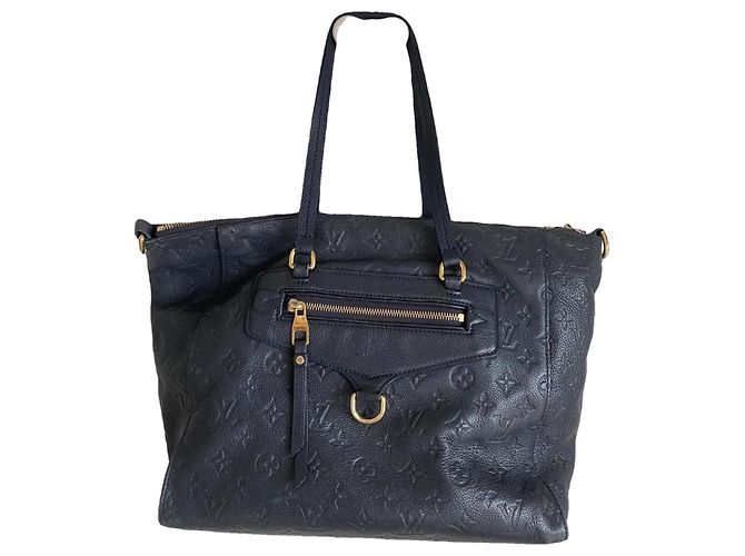 Louis Vuitton Lumineuse-Tasche Marineblau