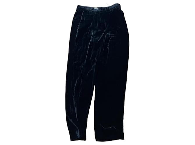 Massimo Dutti Un pantalon, leggings Viscose Noir  ref.1200717