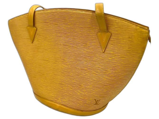 Louis Vuitton Saint Jacques Yellow Leather  ref.1200721