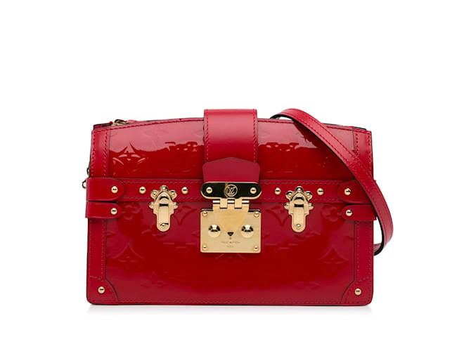 LOUIS VUITTON HandbagsLeather Red  ref.1200782