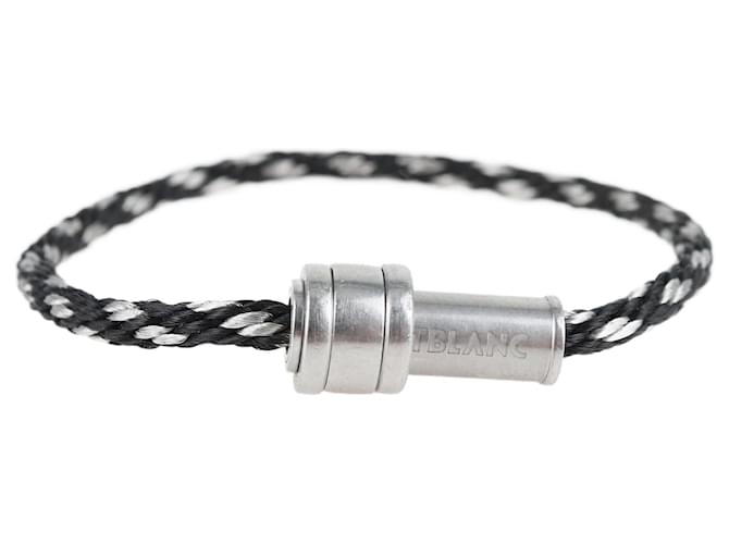 Montblanc Black/White Thewalker Bracelet 19cm Metal  ref.1200793