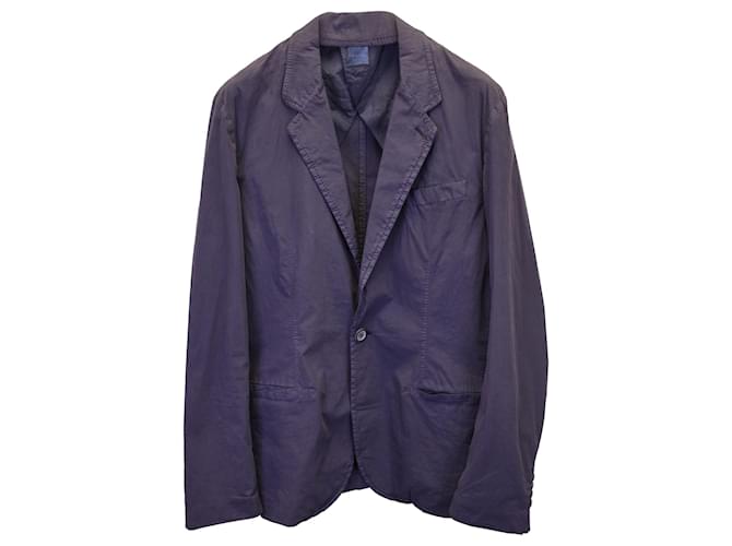 Cappotto sportivo leggero Lanvin in cotone Blu Navy  ref.1200880