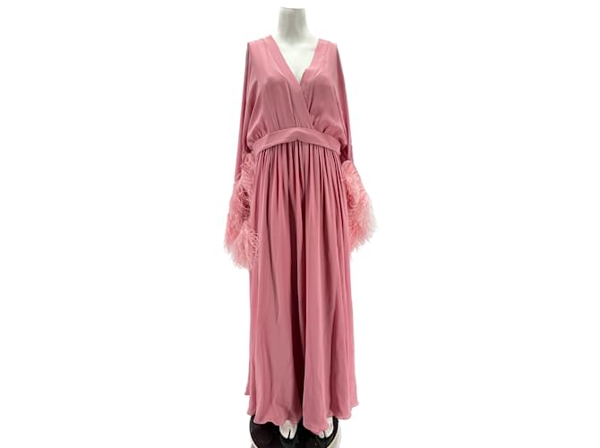 ELIE SAAB  Dresses T.fr 44 silk Pink  ref.1200889