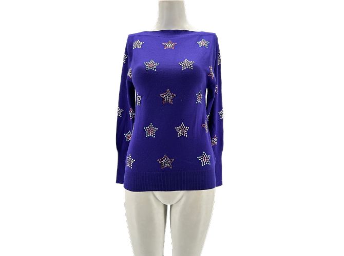 Paco Rabanne Strickwaren T.International S Wolle Lila