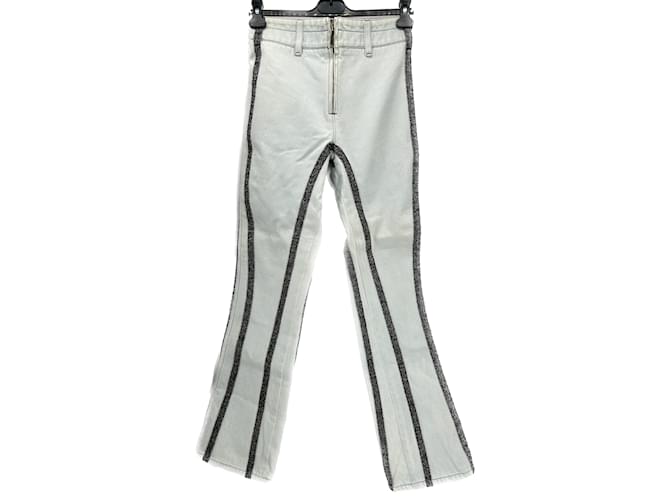LOUIS VUITTON Jeans T.fr 36 cotton Blu Cotone  ref.1200908