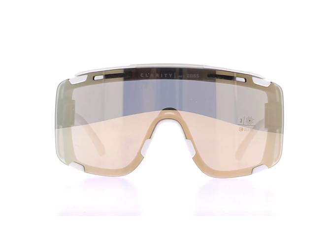 Autre Marque NON SIGNE / UNSIGNED  Sunglasses T.  plastic White  ref.1200924