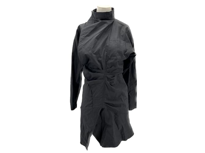 ISABEL MARANT Robes T.fr 36 cotton Coton Noir  ref.1200963
