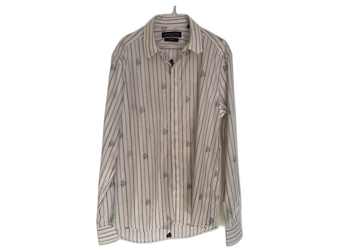 Louis Vuitton Camisas Branco Azul