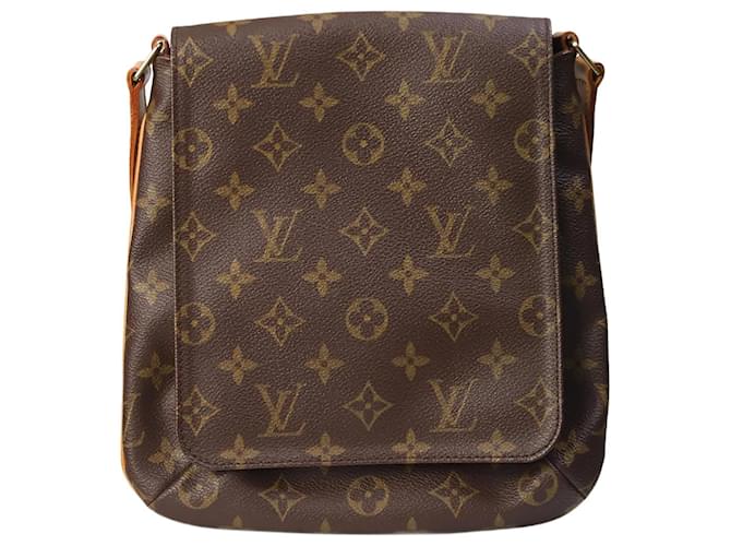 Louis Vuitton Brown Musette Salsa monogram shoulder bag Cloth  ref.1201227