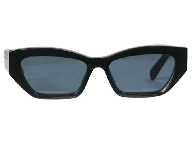 Stella Mc Cartney Gafas de sol ojo de gato negras Negro Acetato  ref.1201230