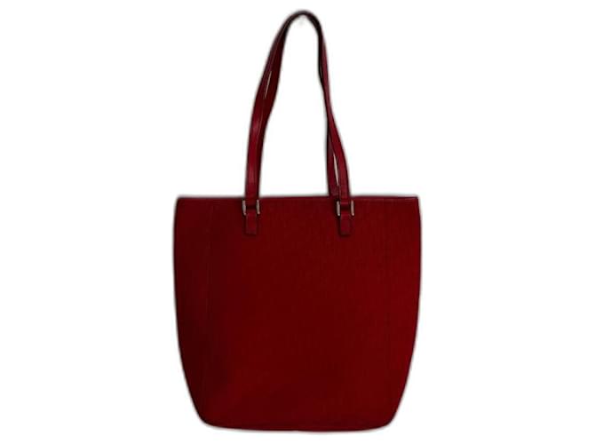Christian Dior Dior Monogram Canvas Handbag Red Cloth  ref.1201259