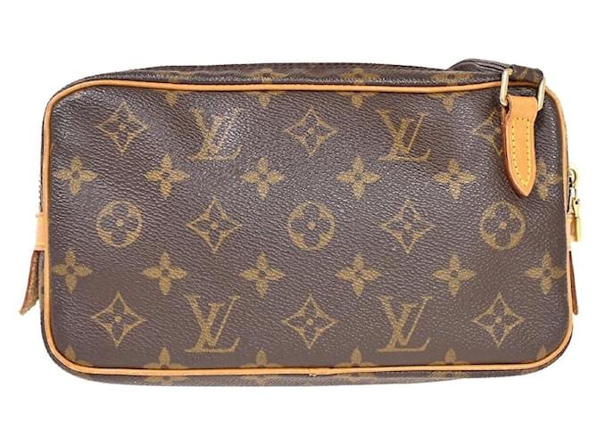 Louis Vuitton Marly Brown Cloth  ref.1201336