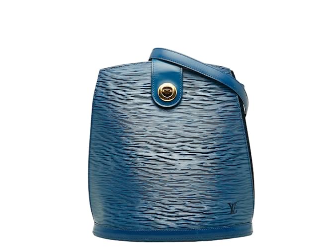 Louis Vuitton Epi Cluny M52255 Azul Couro  ref.1201509