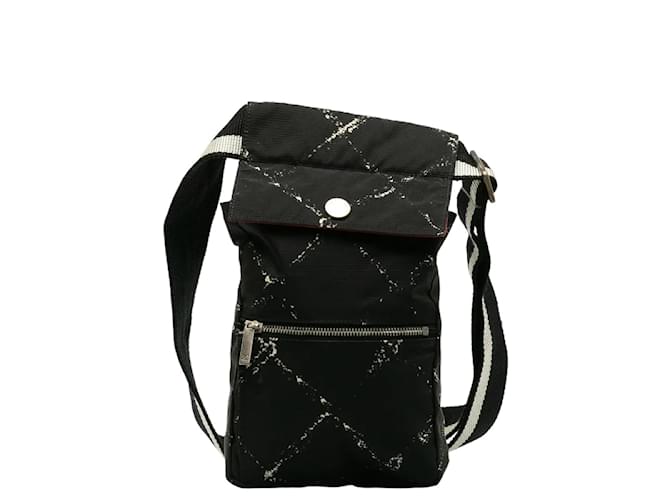 Chanel Travel Ligne Waist Bag Black Cloth  ref.1201526
