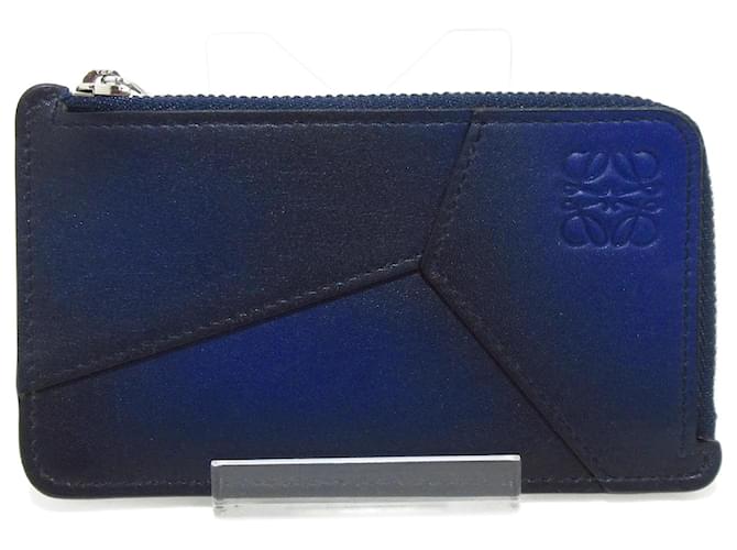 Loewe Puzzle Navy blue Leather  ref.1201624