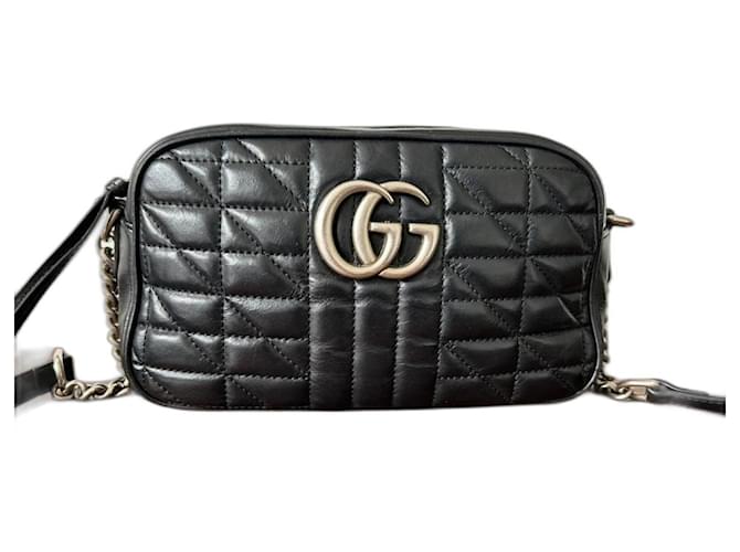 Gucci QUILTED MARMONT Black Leather  ref.1201681