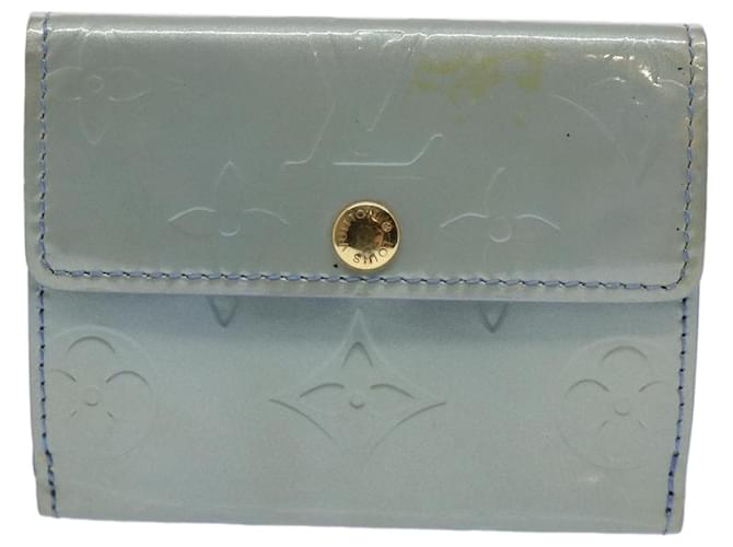 Louis Vuitton Porte monnaie Ludlow Blue Patent leather  ref.1201723