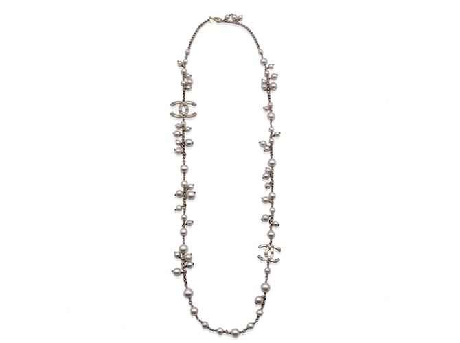 Chanel necklace Golden Metal  ref.1201851