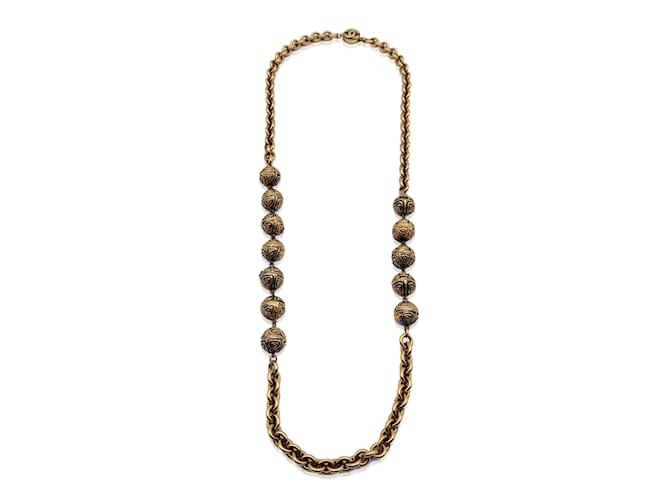 Chanel necklace Golden Metal  ref.1201852