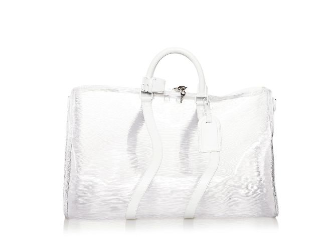 LOUIS VUITTON Malas de viagem Keepall Branco
