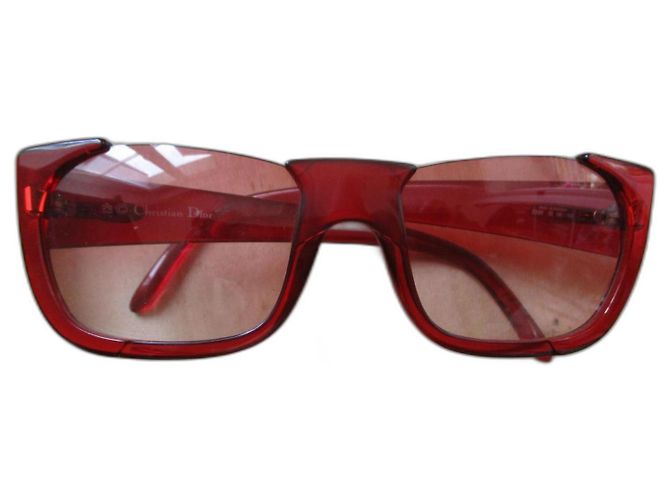 Gafas de sol Christian Dior de acetato rojo Roja