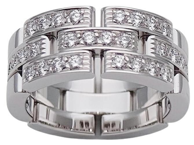 Cartier Maillon panthere Silvery White gold  ref.1202225
