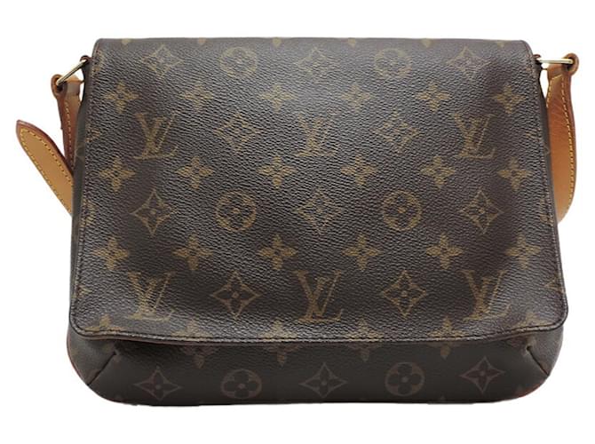 Louis Vuitton Musette Braun Leinwand  ref.1202233