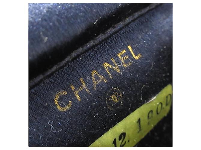 Chanel Matelassé Azul marinho Sintético  ref.1202237