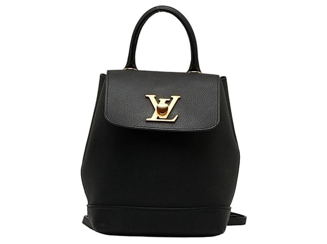 Louis Vuitton Lockme Black Leather  ref.1202352