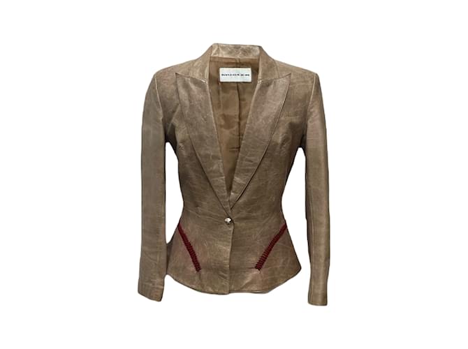 THIERRY MUGLER Jackets M  Leather  ref.1202457