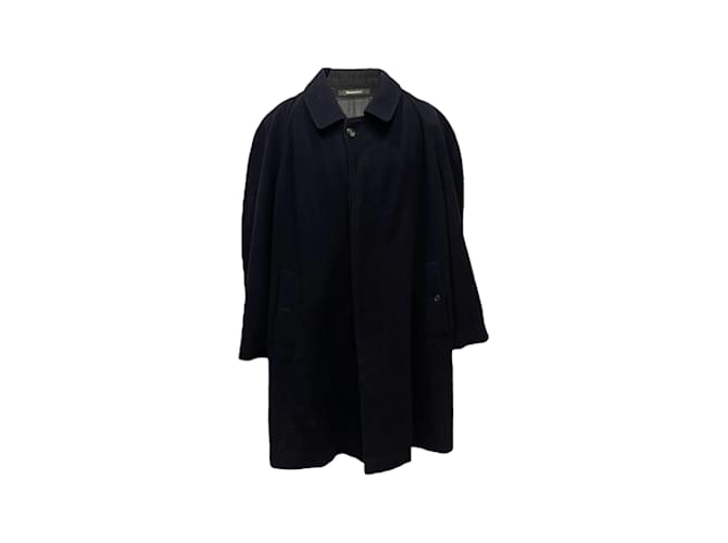 BURBERRY Coats M  Blue Wool  ref.1202479