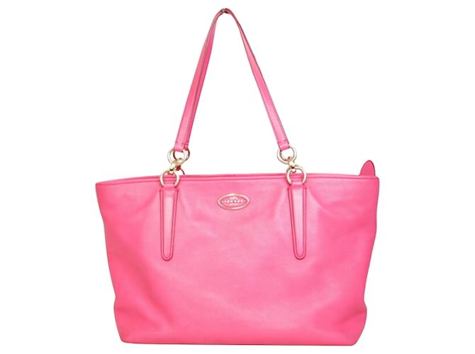 Coach Pink Leather  ref.1202496