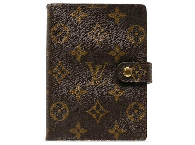 Louis Vuitton Agenda Cover Brown Cloth  ref.1202561