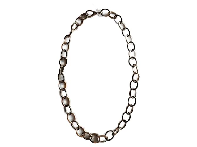 Max Mara Long necklaces Golden Metal  ref.1202572