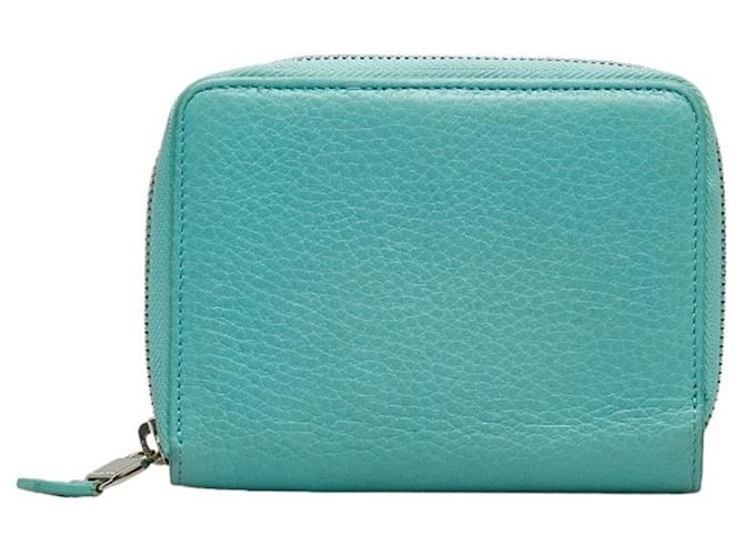 TIFFANY & CO Blue Leather  ref.1202574