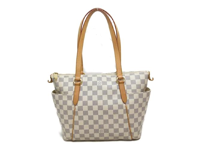 Borsa a tracolla Louis Vuitton Damier Azur Totally PM in tela N51261 in ottime condizioni Beige  ref.1202661