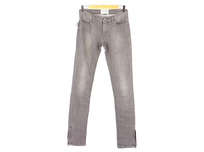 Zadig & Voltaire Jeans Grey Cotton  ref.1202784