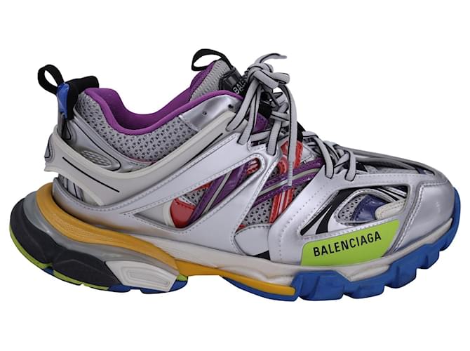 Day Balenciaga Track Sneakers aus mehrfarbigem Leder Mehrfarben  ref.1202852