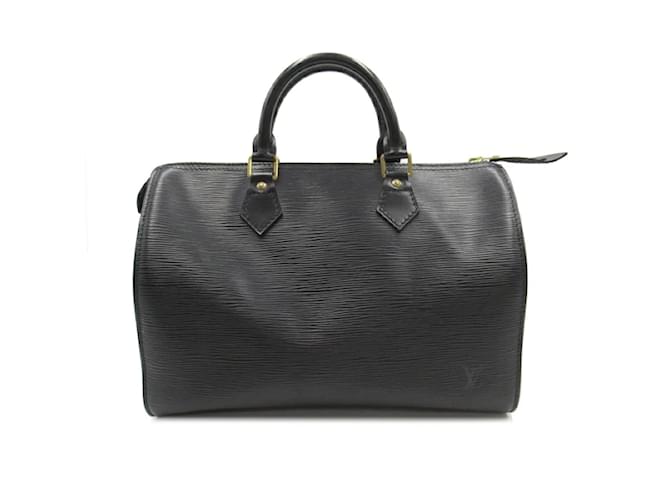Louis Vuitton Epi Speedy 30  M59022 Black Leather Pony-style calfskin  ref.1202883