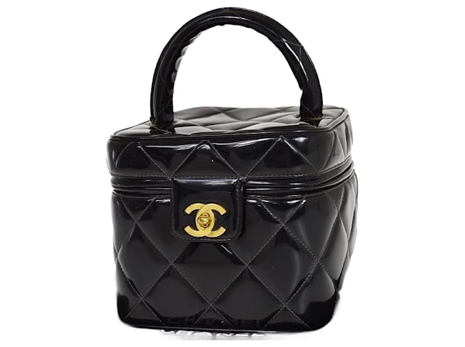 Chanel Vanity Black Leather  ref.1202906