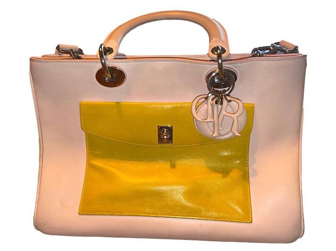 Bolsa Dior Diorissimo Rosa de Couro