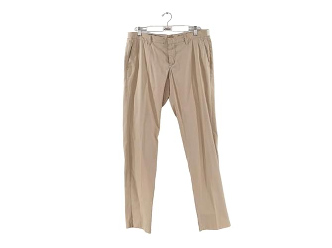 Gucci Pantalones de algodon Beige Algodón  ref.1203196